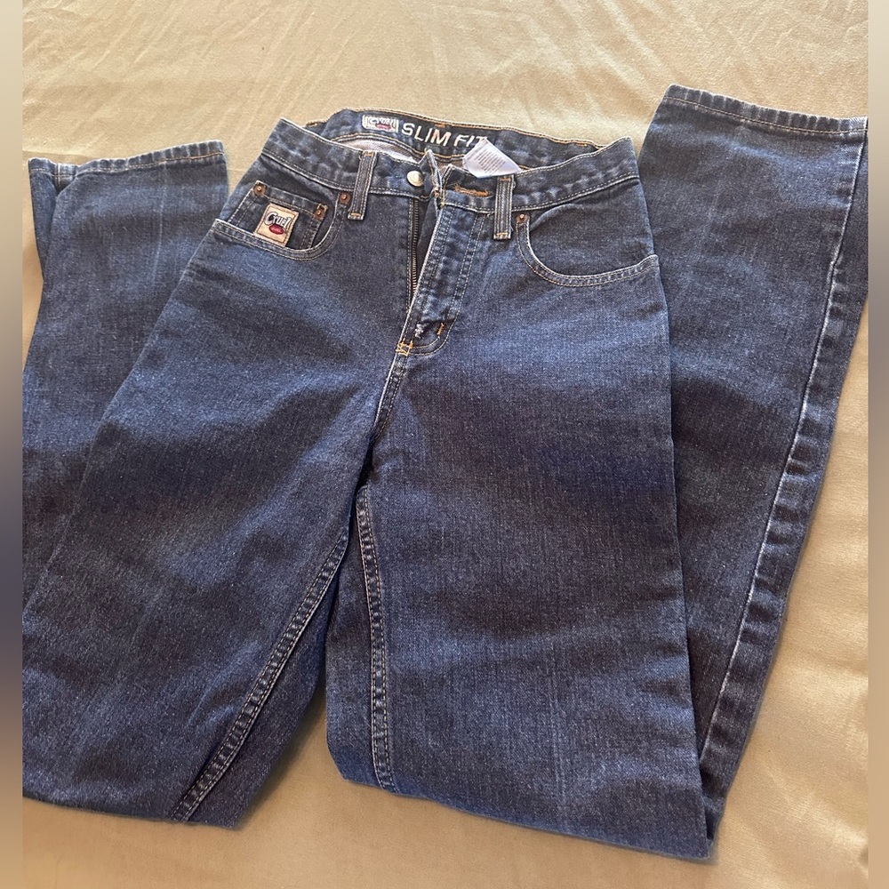 Cruel Girl Blue Straight Leg Jeans Classic Denim Style